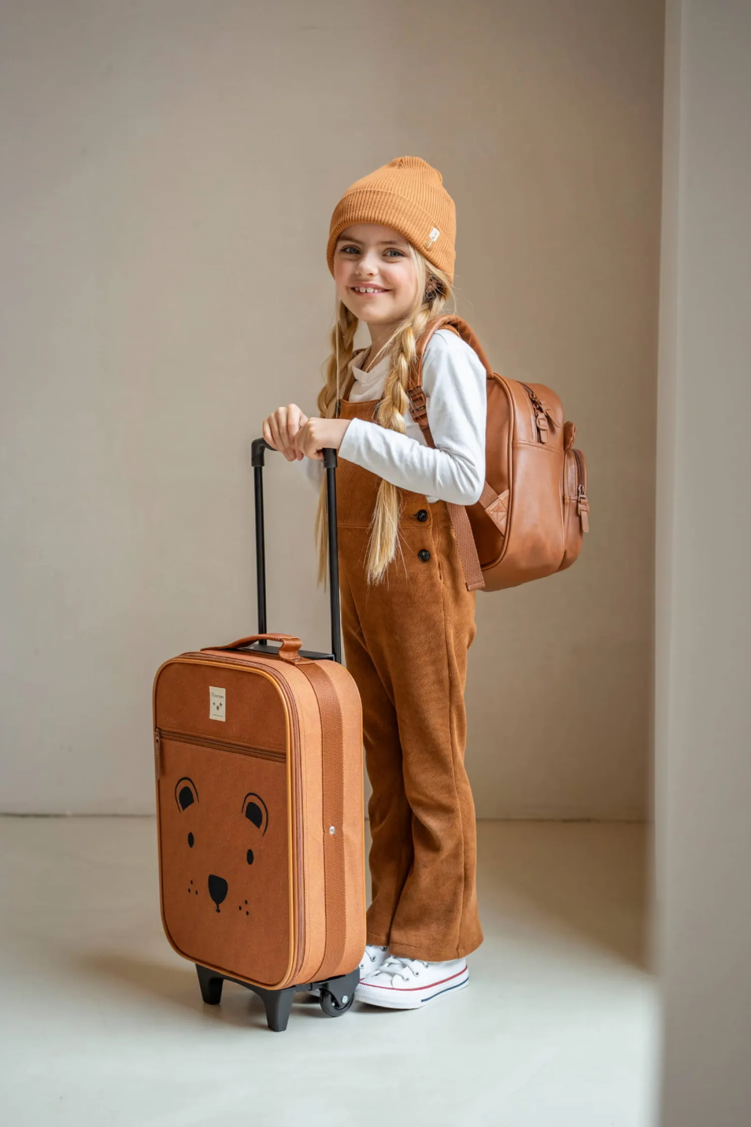 Plecaki I Torebki Dziecięce|Plecaki I Torebki Dziecięce | KIDZROOM Walizka dla dzieci - Big teddy bear brown