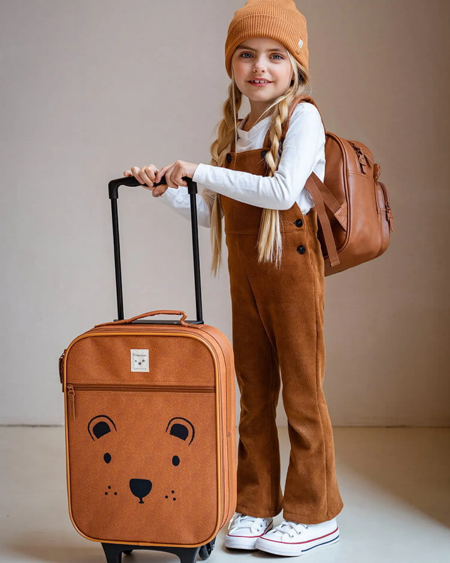 Plecaki I Torebki Dziecięce|Plecaki I Torebki Dziecięce | KIDZROOM Walizka dla dzieci - Big teddy bear brown