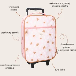 Plecaki I Torebki Dziecięce|Plecaki I Torebki Dziecięce | KIDZROOM Walizka dla dzieci - Loving days pink