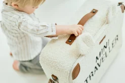 Plecaki I Torebki Dziecięce|Plecaki I Torebki Dziecięce | Childhome Walizka dziecięca Mini Traveller Teddy bear White