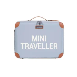 Plecaki I Torebki Dziecięce|Plecaki I Torebki Dziecięce | Childhome Walizka dziecięca Mini Traveller Szary błękit