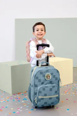 Plecaki I Torebki Dziecięce|Plecaki I Torebki Dziecięce | Lassig Walizka na kółkach Pattern Party - blue