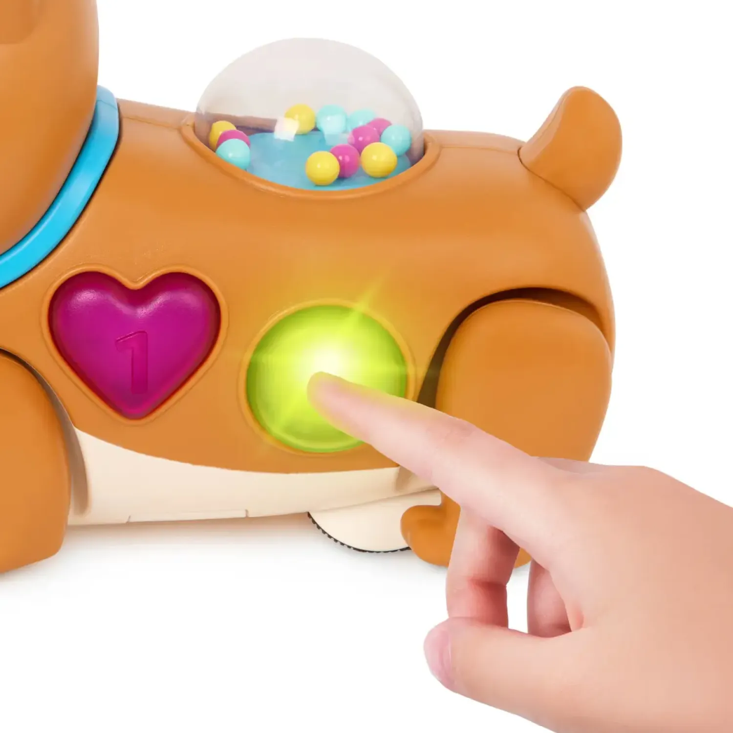 12M+|Aktywizujące | B.Toys Walk Along Puppy – interaktywny piesek z ruchomymi łapkami