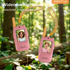 6 Lat+|3 Lata + | Zazu Walkie Talkie Fun Video - Pink