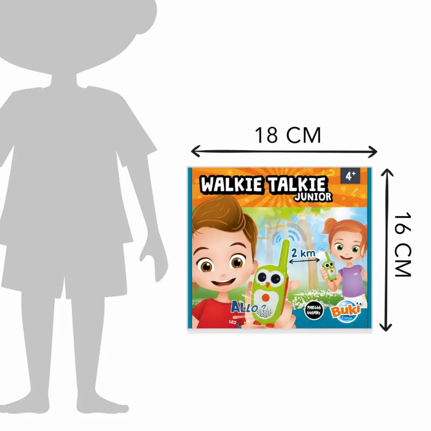 8 Lat+|Na Podwórko | Buki WALKIE-TALKIE JUNIOR zasięg 2 km