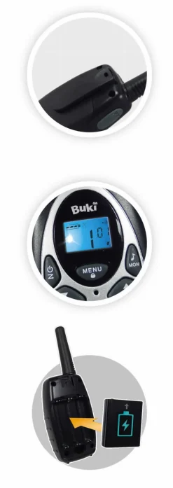 WALKIE-TALKIE z akumulatorem - zasięg 4 km