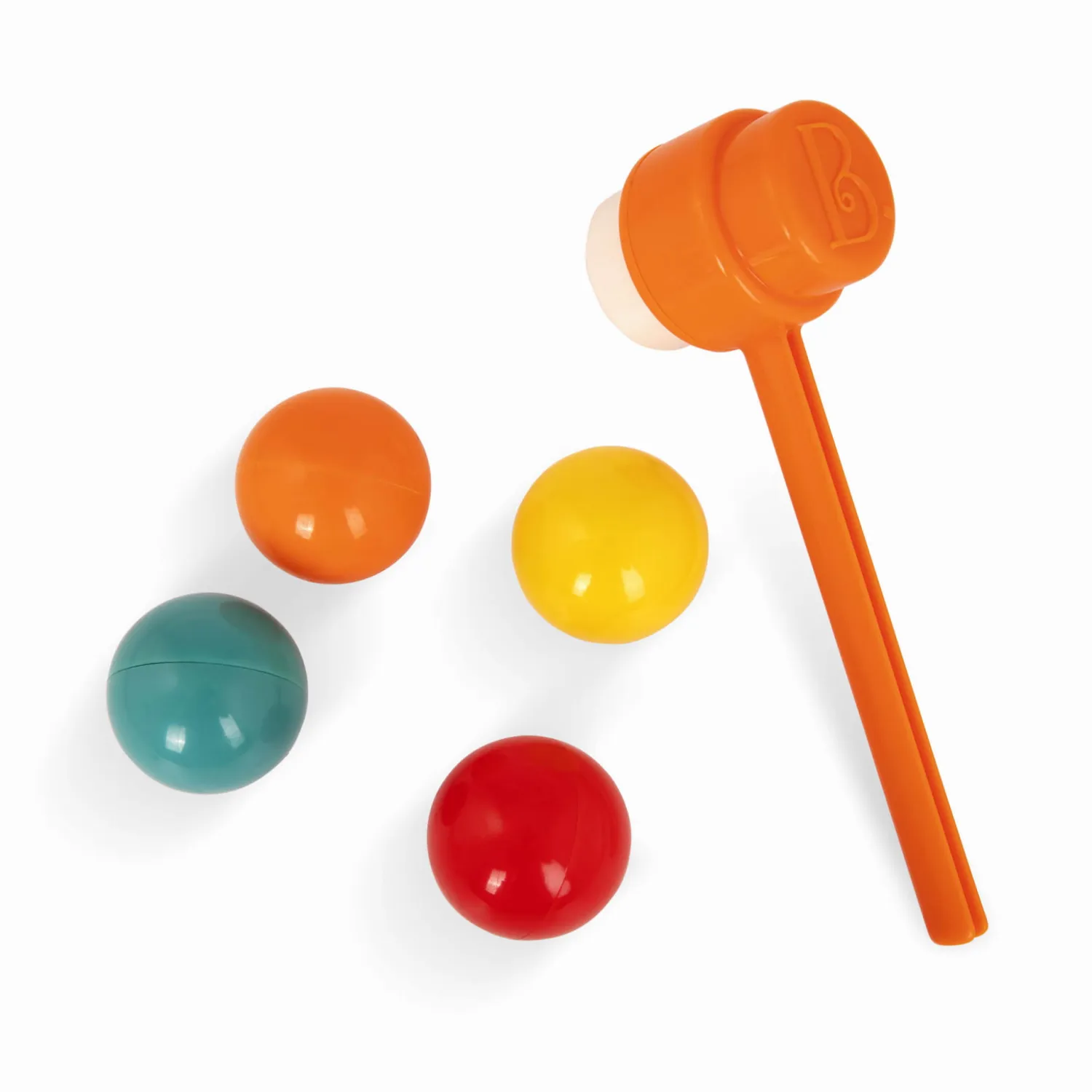 2 Lata +|Aktywizujące | B.Toys Whacky Ball – lustrzany kulodrom z młotkiem