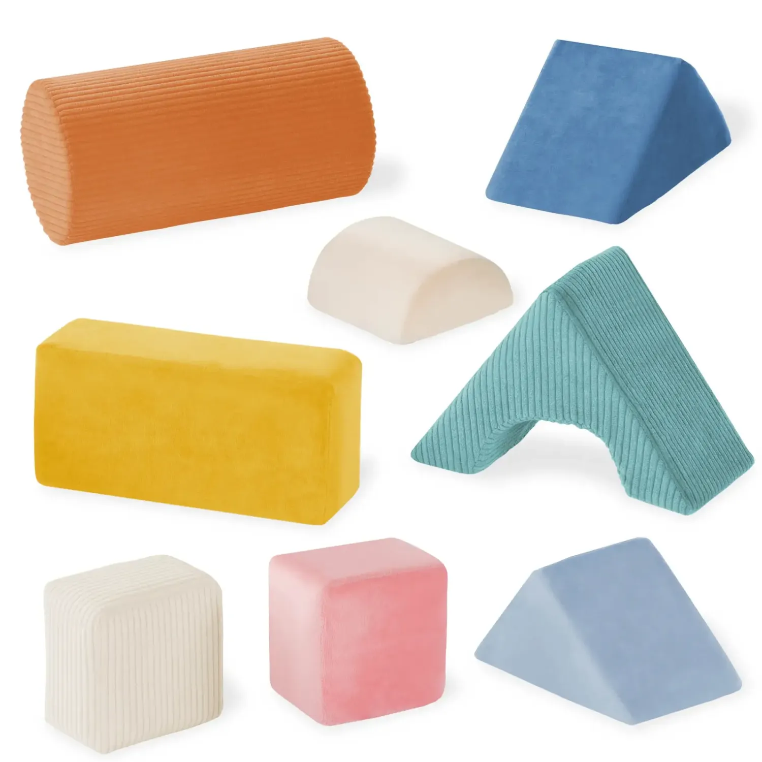12M+|3 Lata + | B.Toys Wielkie pluszowe klocki konstrukcyjne - Tumble-y Towers