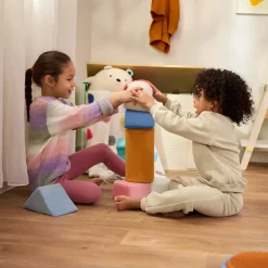 12M+|3 Lata + | B.Toys Wielkie pluszowe klocki konstrukcyjne - Tumble-y Towers