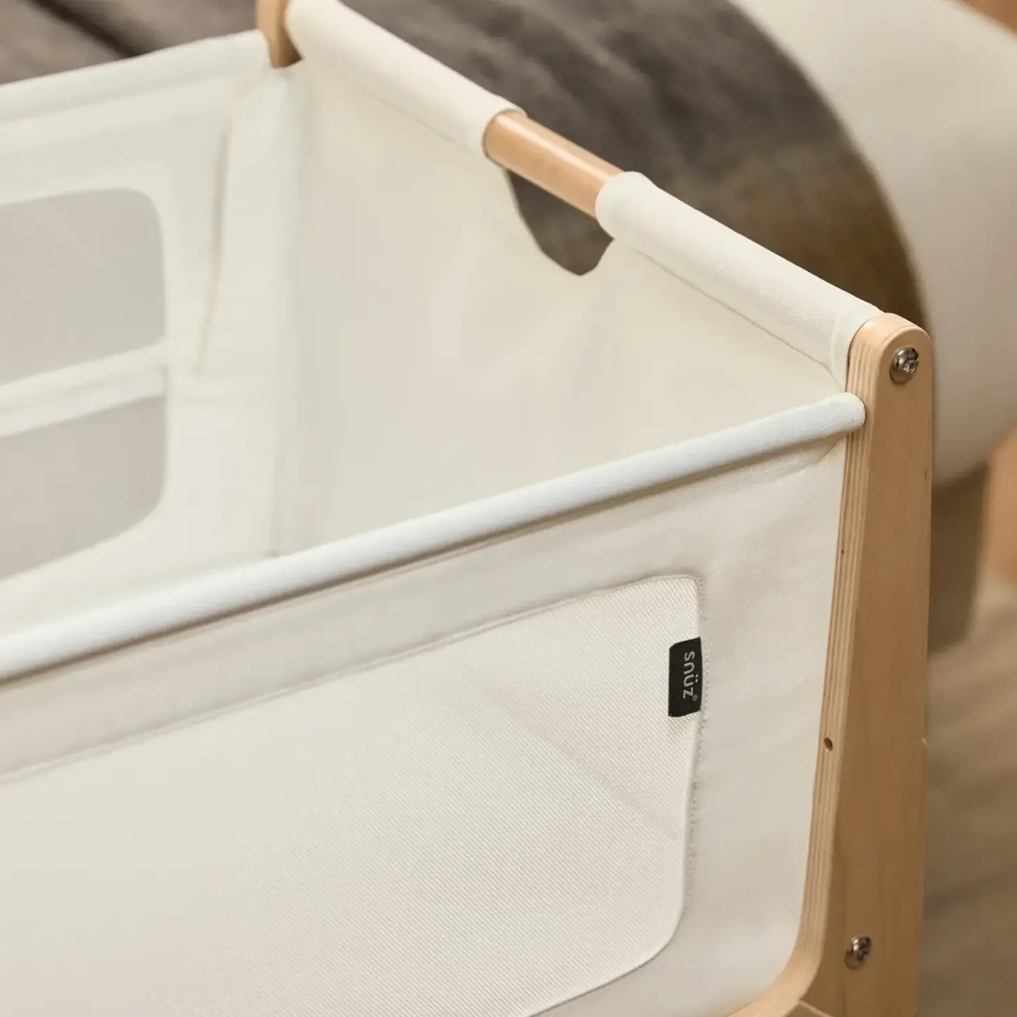 Wielofunkcyjne łóżeczko dostawne SnuzPod5 - natural