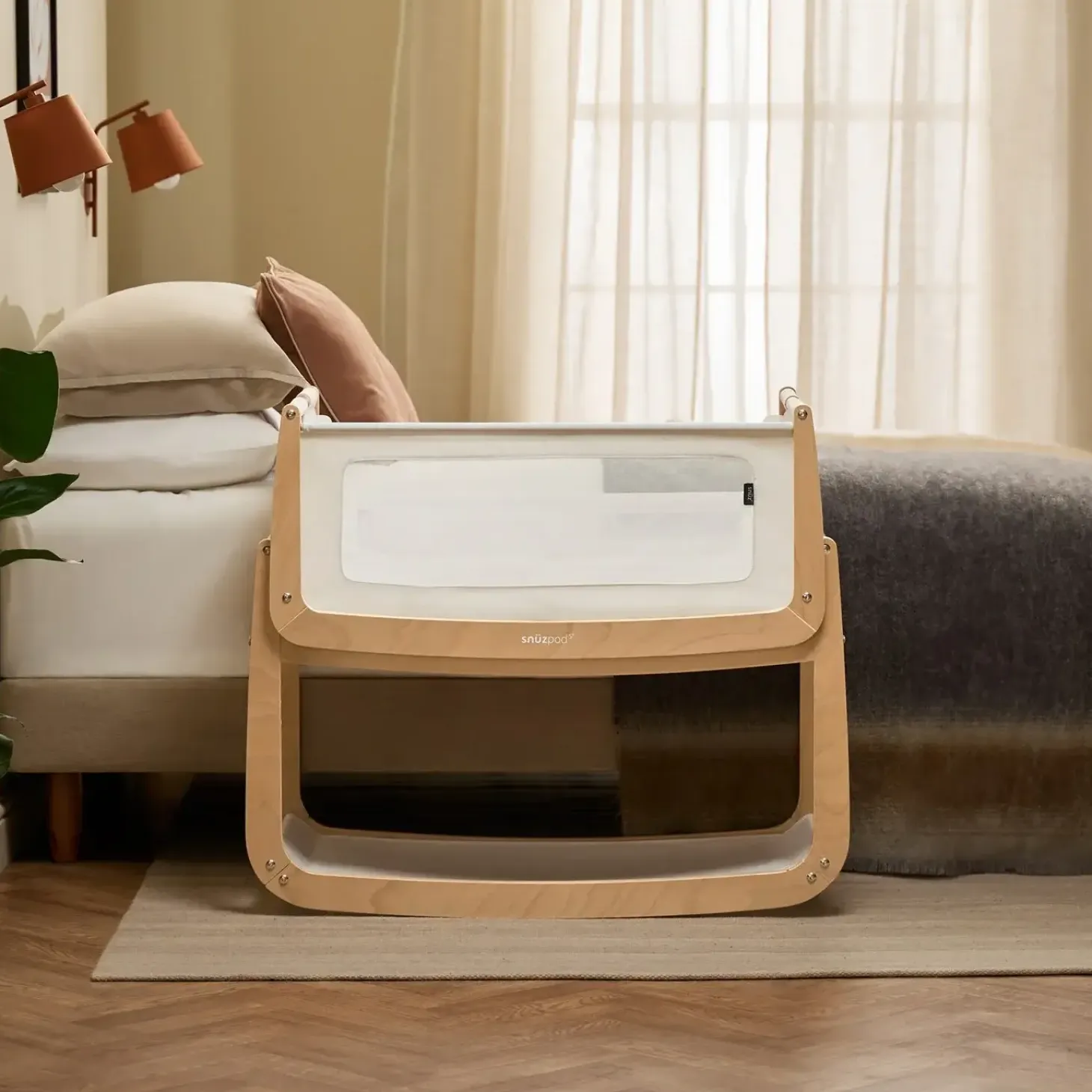Wielofunkcyjne łóżeczko dostawne SnuzPod5 - natural