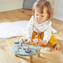 2 Lata +|Edukacyjne | Janod Wielofunkcyjny stolik edukacyjny Liść Sweet Cocoon 18m+