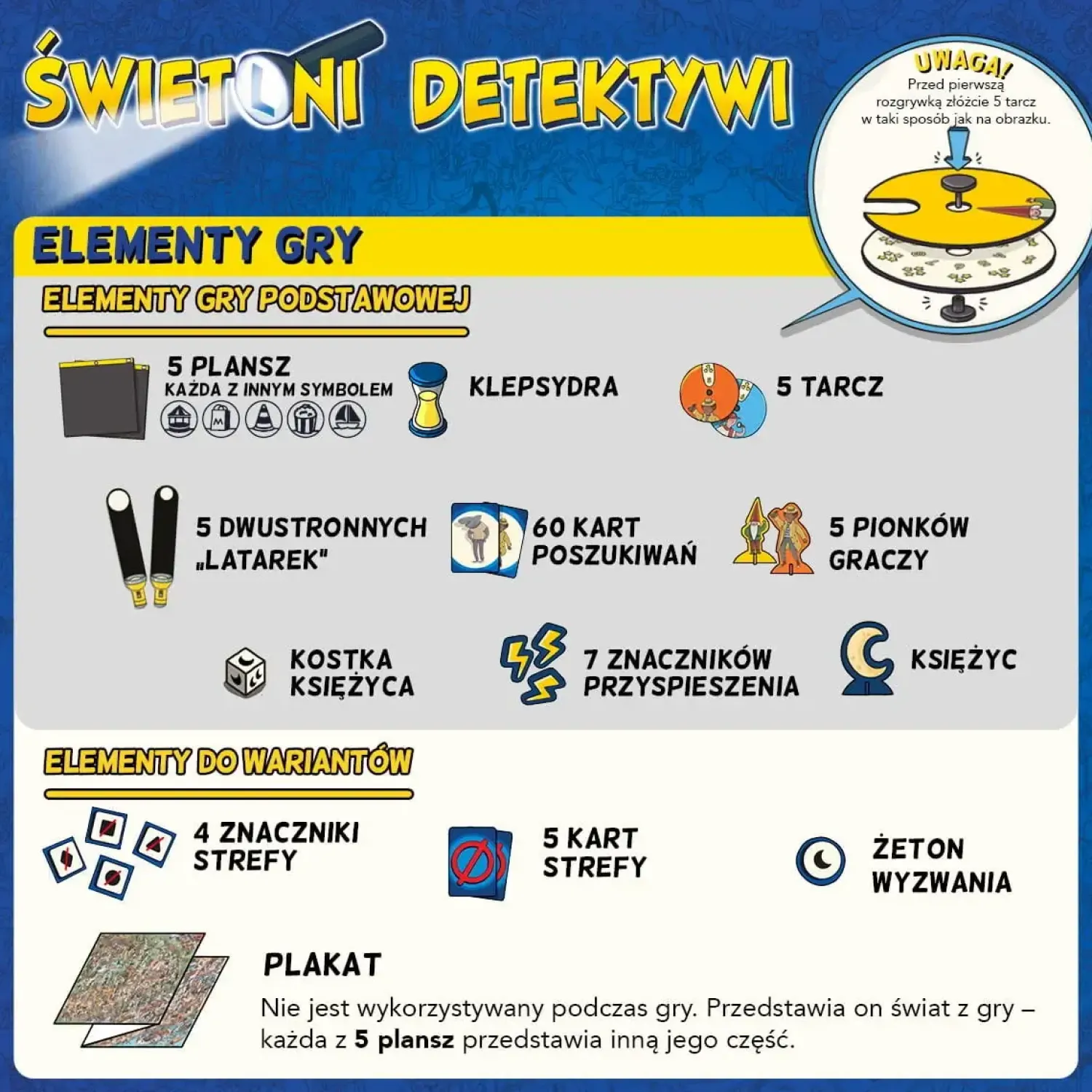 8 Lat+|6 Lat+ | Wydawnictwo Nasza Księgarnia Świetlni detektywi - Gra Planszowa