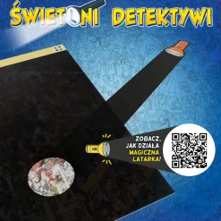 8 Lat+|6 Lat+ | Wydawnictwo Nasza Księgarnia Świetlni detektywi - Gra Planszowa