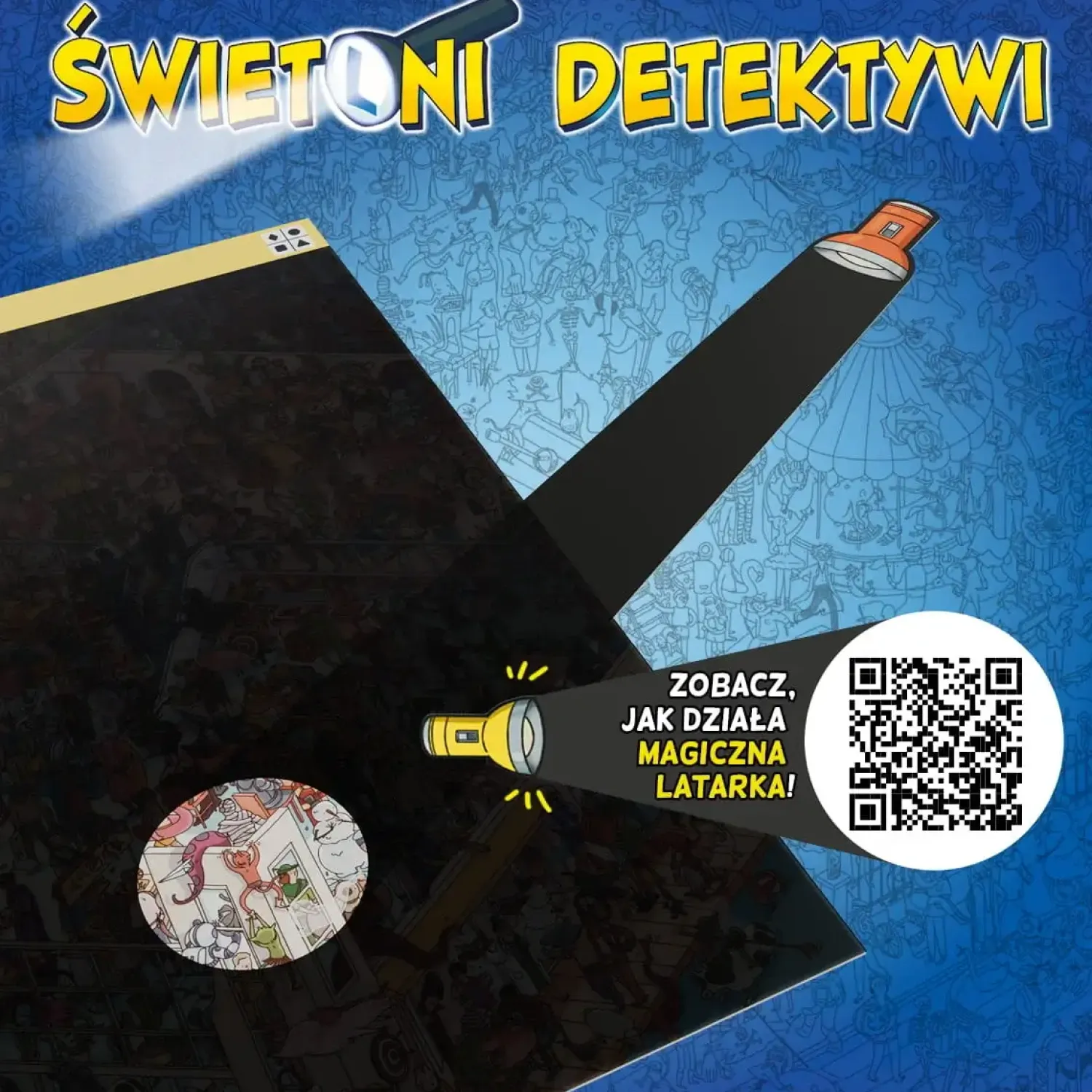 8 Lat+|6 Lat+ | Wydawnictwo Nasza Księgarnia Świetlni detektywi - Gra Planszowa