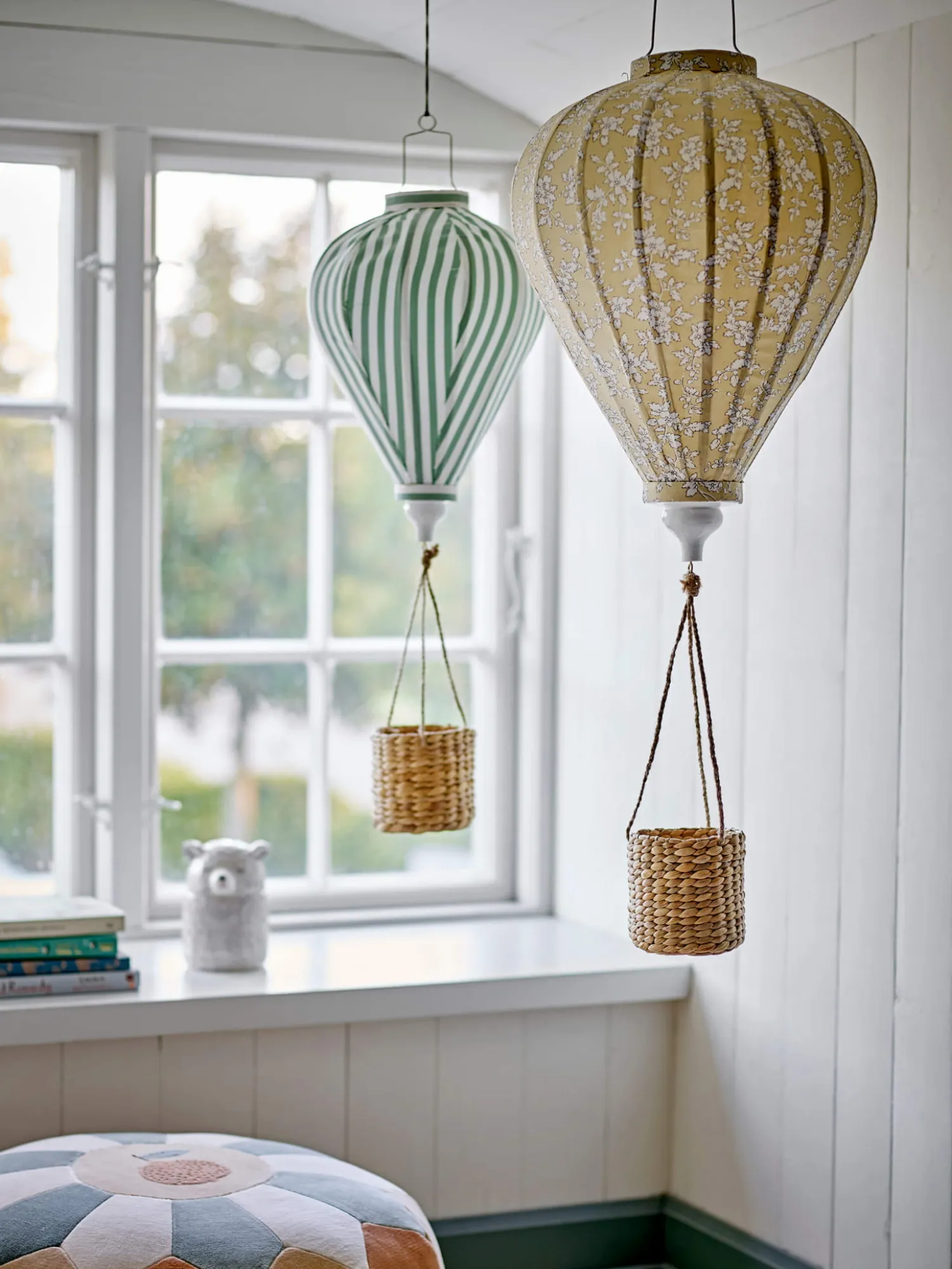 Dekoracje Dziecięce | Bloomingville Mini Wiszący balon Pomp - Yellow