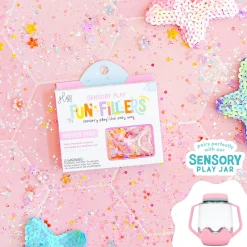 6 Lat+|3 Lata + | Glo Pals Wkład do słoików, figurki, brokaty i barwniki Fun Fillers - Fairy