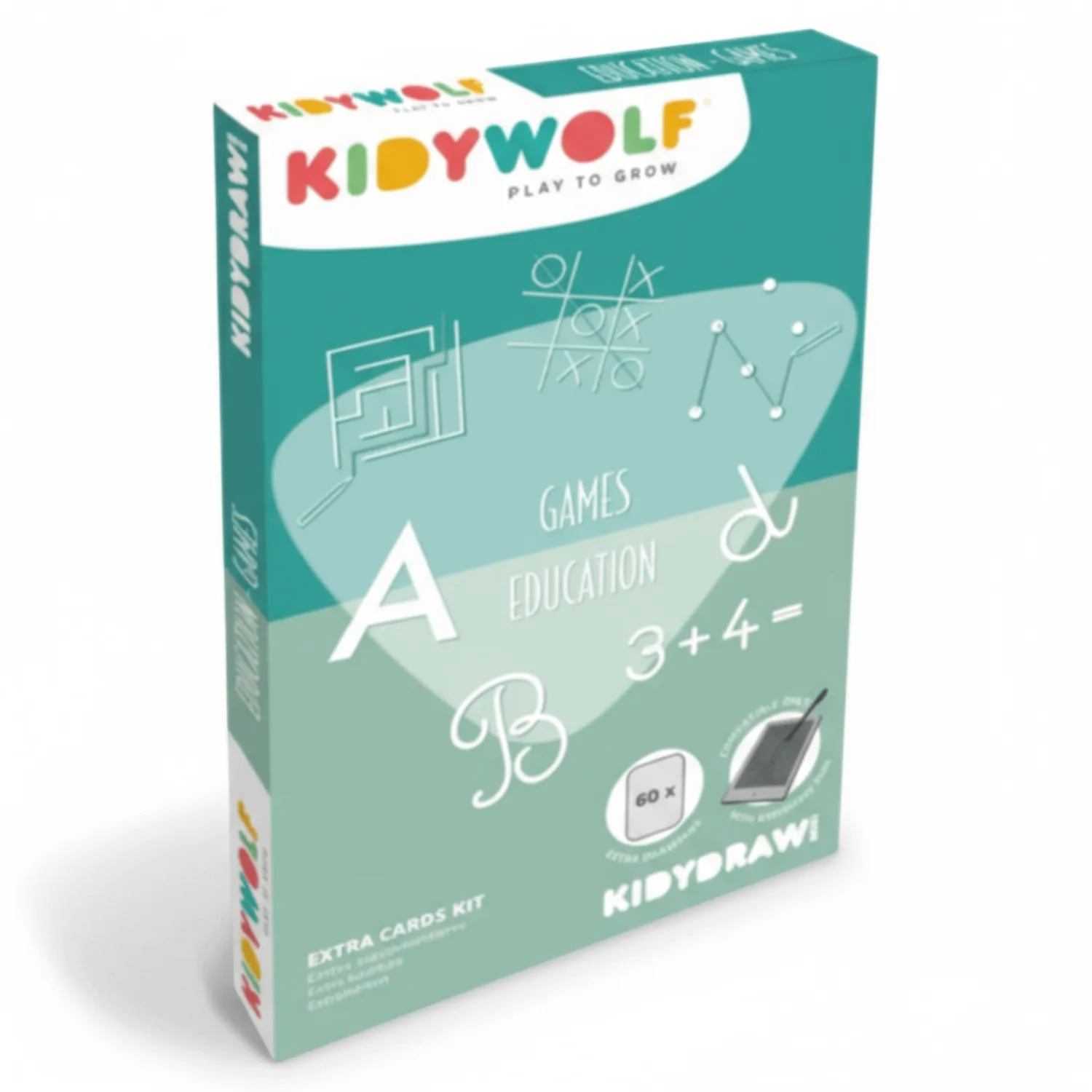 Idealne W Podróży|8 Lat+ | Kidywolf Wkłady uzupełniające REFIL KIDYDRAW-MINIGAM-EDU
