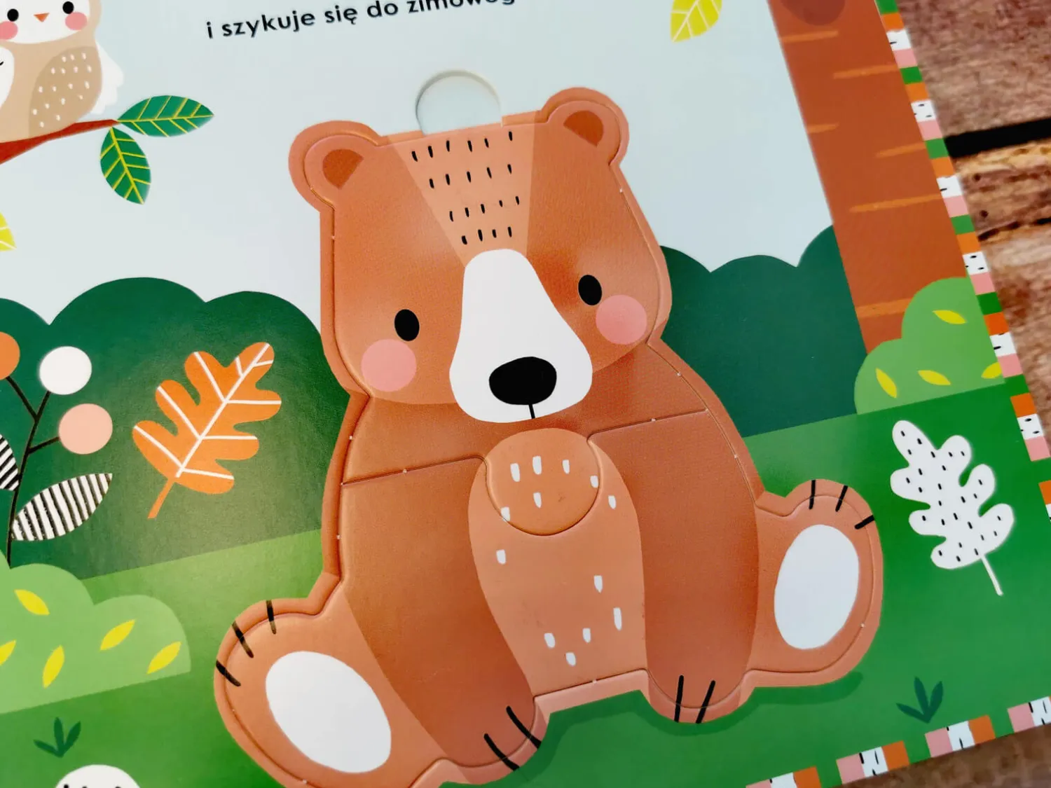 2-5 Lat|0-2 Lat | HarperCollins W lesie. Akademia Mądrego Dziecka. Układam puzzle
