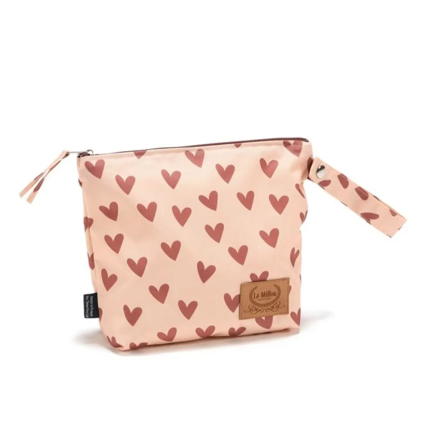 Wodoodporna kosmetyczka - HEARTBEAT PINK