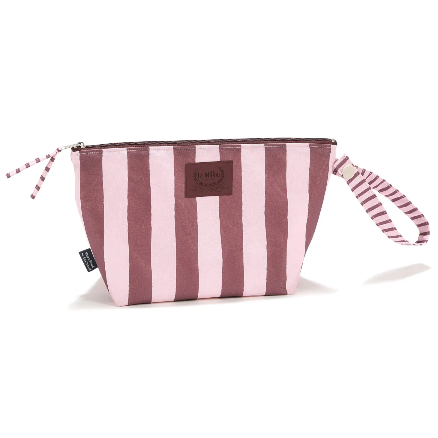 Wodoodporna kosmetyczka HYGGE - STRIPES PINK