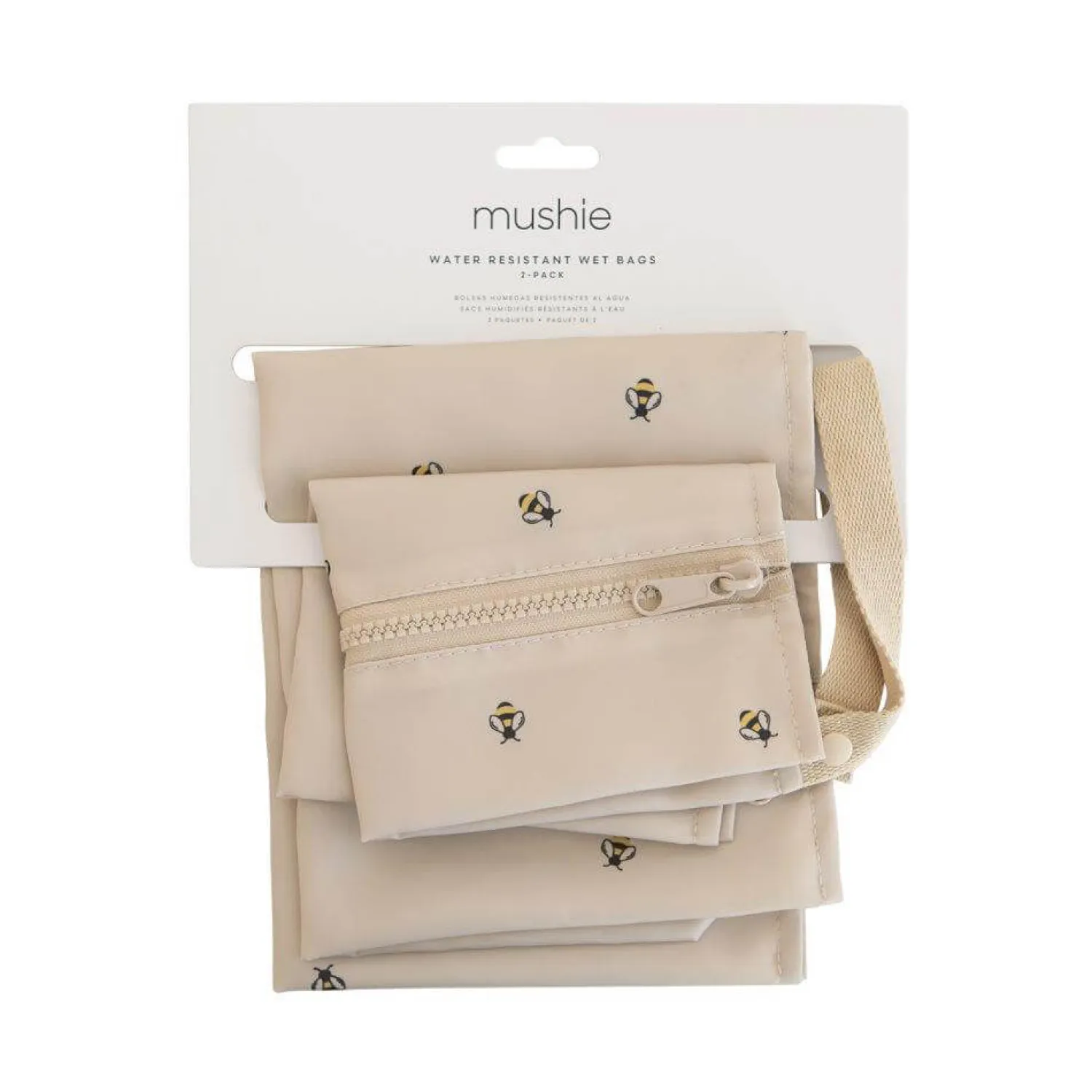 Przechowywanie Jedzenia|Przydatne Akcesoria | Mushie Wodoodporne torebki 2-pack - Bees