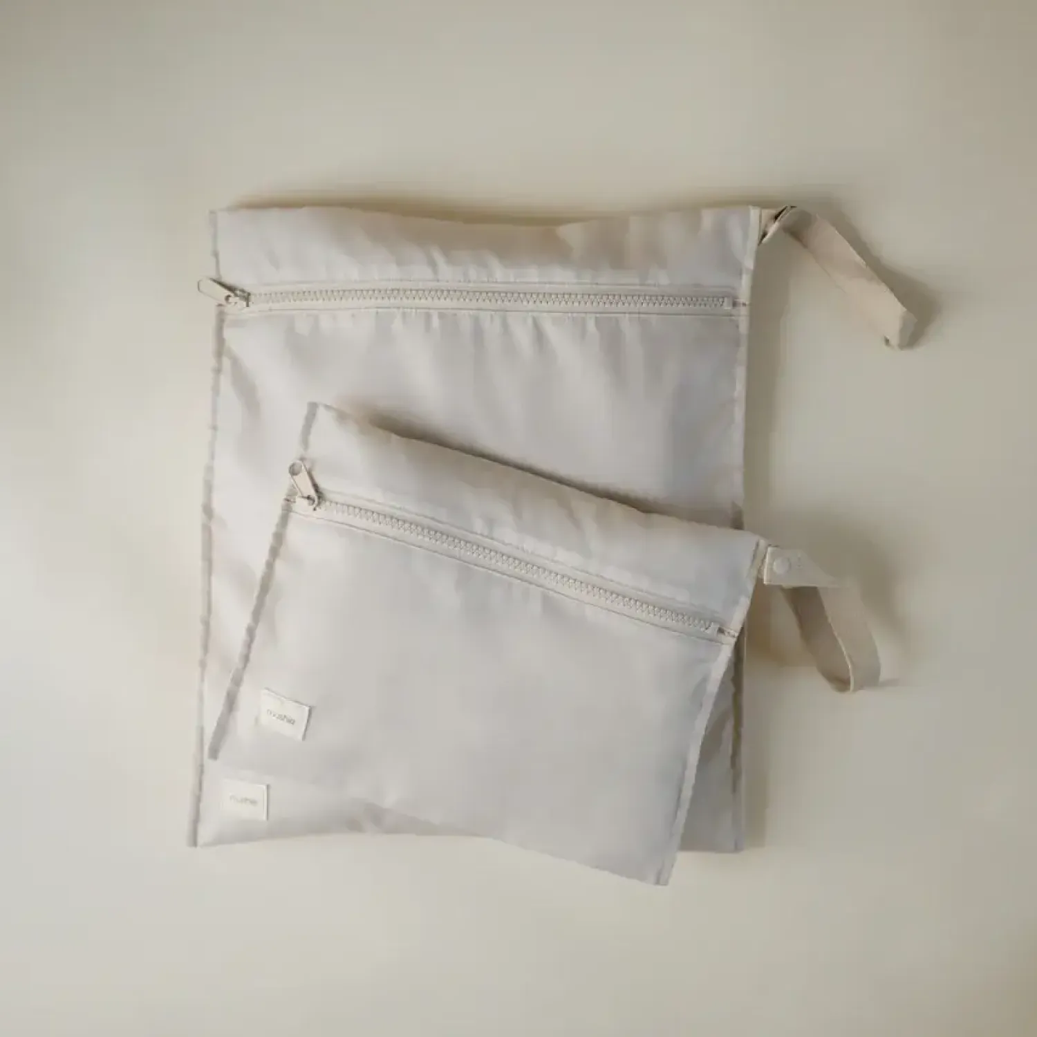 Przechowywanie Jedzenia|Przydatne Akcesoria | Mushie Wodoodporne torebki 2-pack - Fog