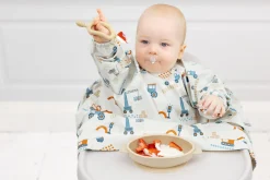 Metoda Blw|Śliniaki | BIBaDO Wodoodporny śliniak z długim rękawem BLW Little Loader