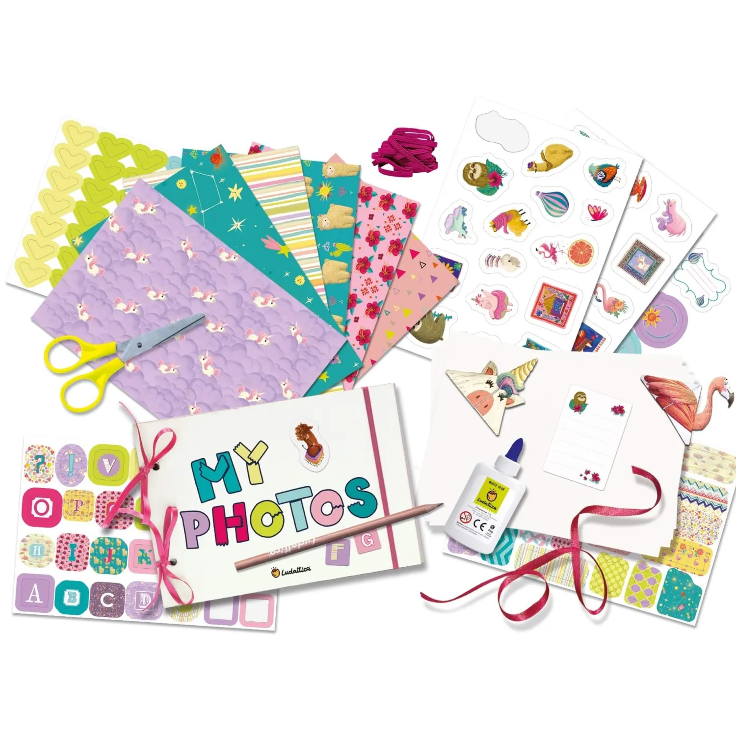 Zestawy Kreatywne|Diy | Ludattica Wonderful SCRAPBOOK - NOWA WERSJA - stwórz własny album - zestaw kreatywny