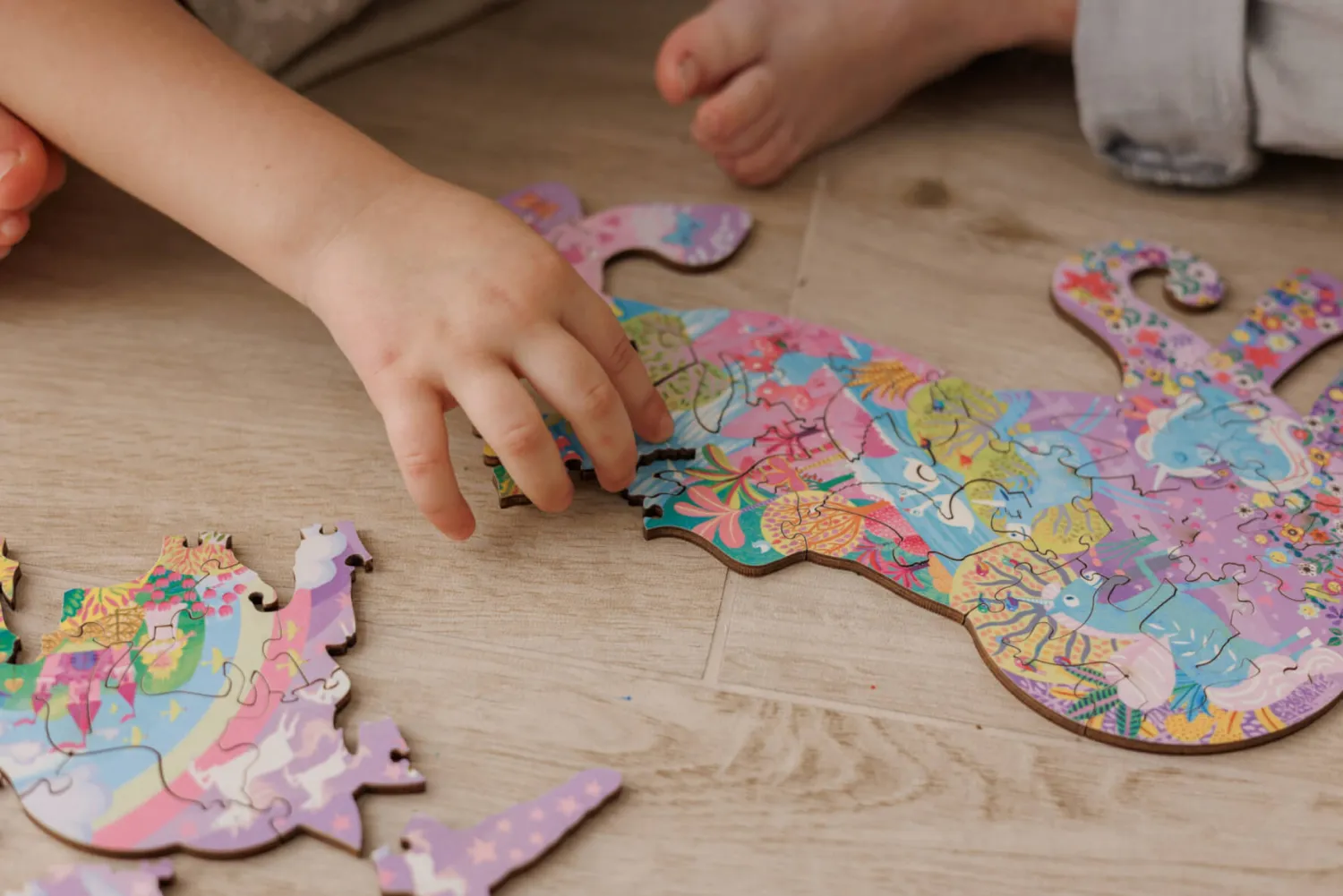 6 Lat+|7 Lat+ | Ludattica WOODY PUZZLE – drewniane puzzle konturowe – BAŚNIOWE POSTACI