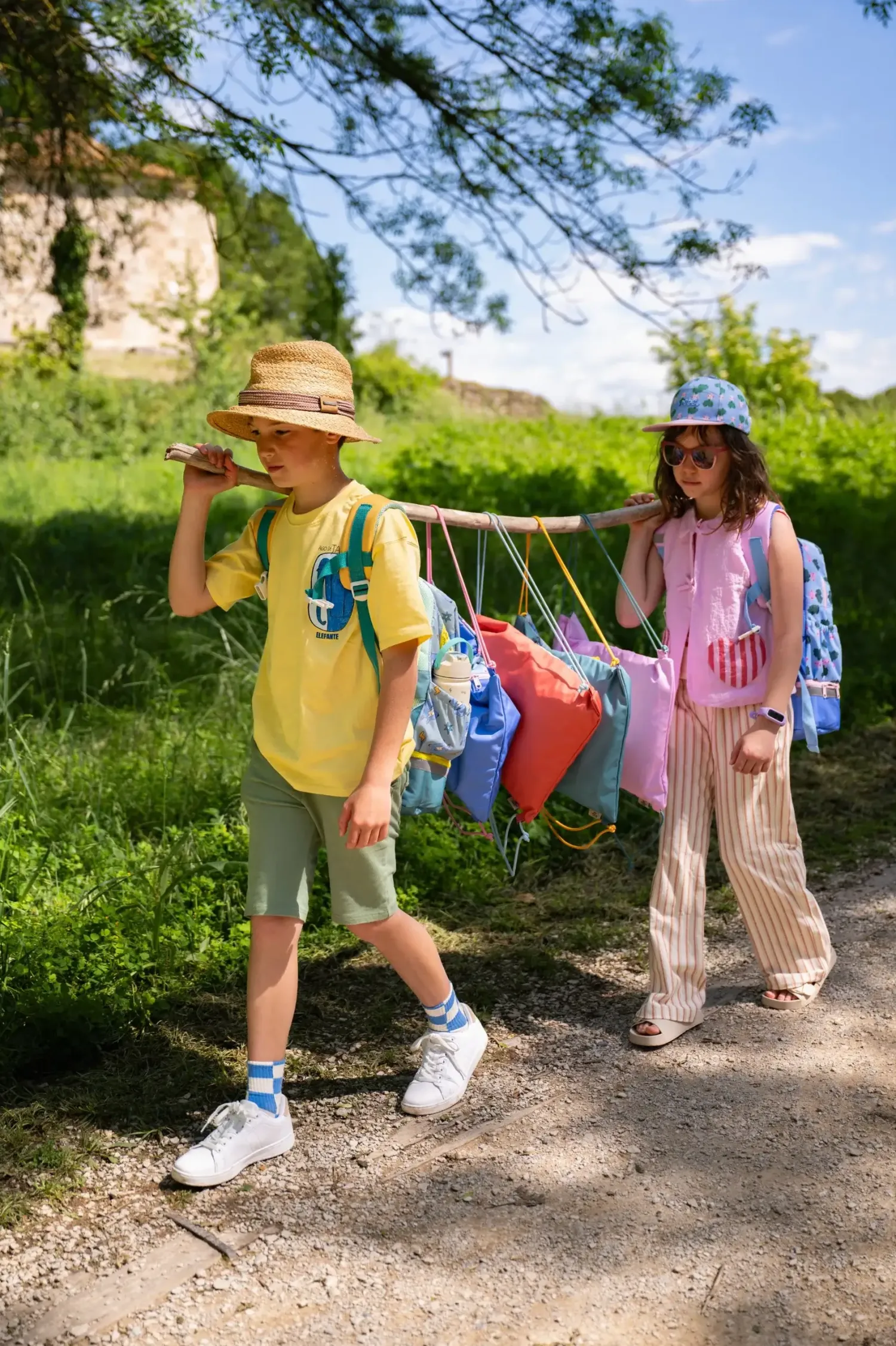 Plecaki I Torebki Dziecięce|Plecaki I Torebki Dziecięce | The cotton cloud Worek dziecięcy - Veggie Pals