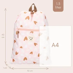 Plecaki I Torebki Dziecięce|Plecaki I Torebki Dziecięce | KIDZROOM Worek gimnastyczny Loving Days Pink