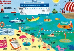 Anglojęzyczne|5-8 Lat | Wydawnictwo Nasza Księgarnia W podróży. Moja pierwsza encyklopedia polsko-angielska z okienkami