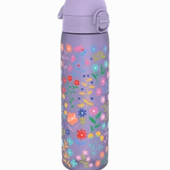 Bidony I Butelki|Bidony I Butelki | ION8 Wąska butelka na napoje - Delicate Floral (Periwinkle), 500ml