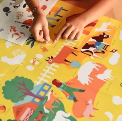 Zestawy Kreatywne|Edukacyjne | Poppik Wyklejanka - FARMA