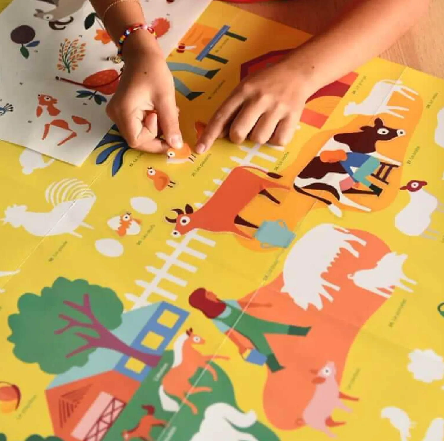 Zestawy Kreatywne|Edukacyjne | Poppik Wyklejanka - FARMA