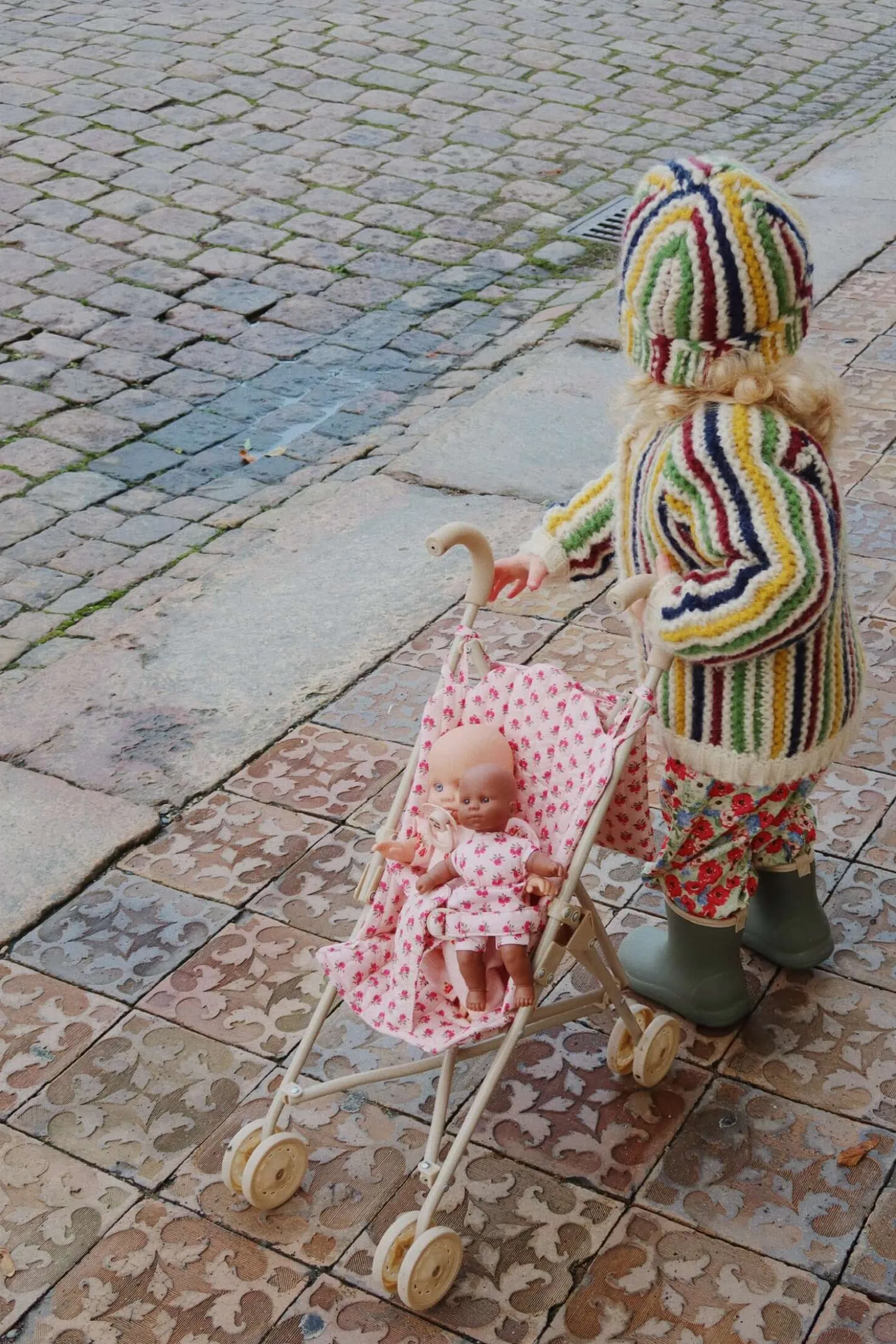 Akcesoria Dla Lalek | Konges slojd Wózek dla lalek - rosie rose