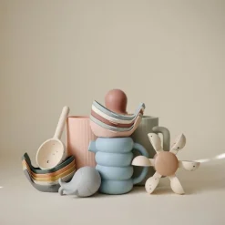 Zabawki Do Kąpieli|12M+ | Mushie Zabawki do kąpieli Wieloryby Retro