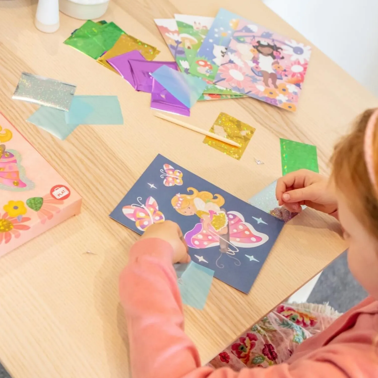 Zestawy Kreatywne|8 Lat+ | Tiger Tribe Zestaw artystyczny z folią - Wróżki