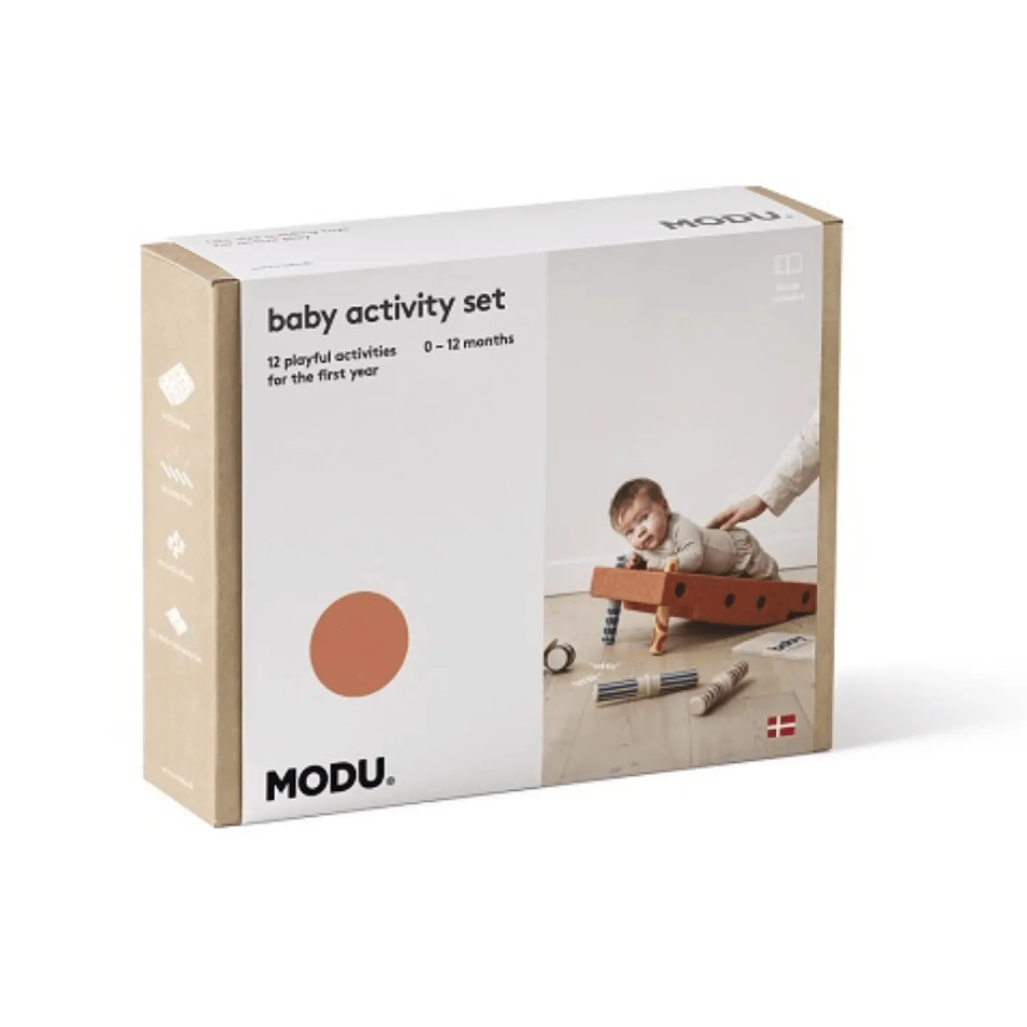 Motoryka Duża | MODU Zestaw baby activity set - Burnt Orange, Dusty Green