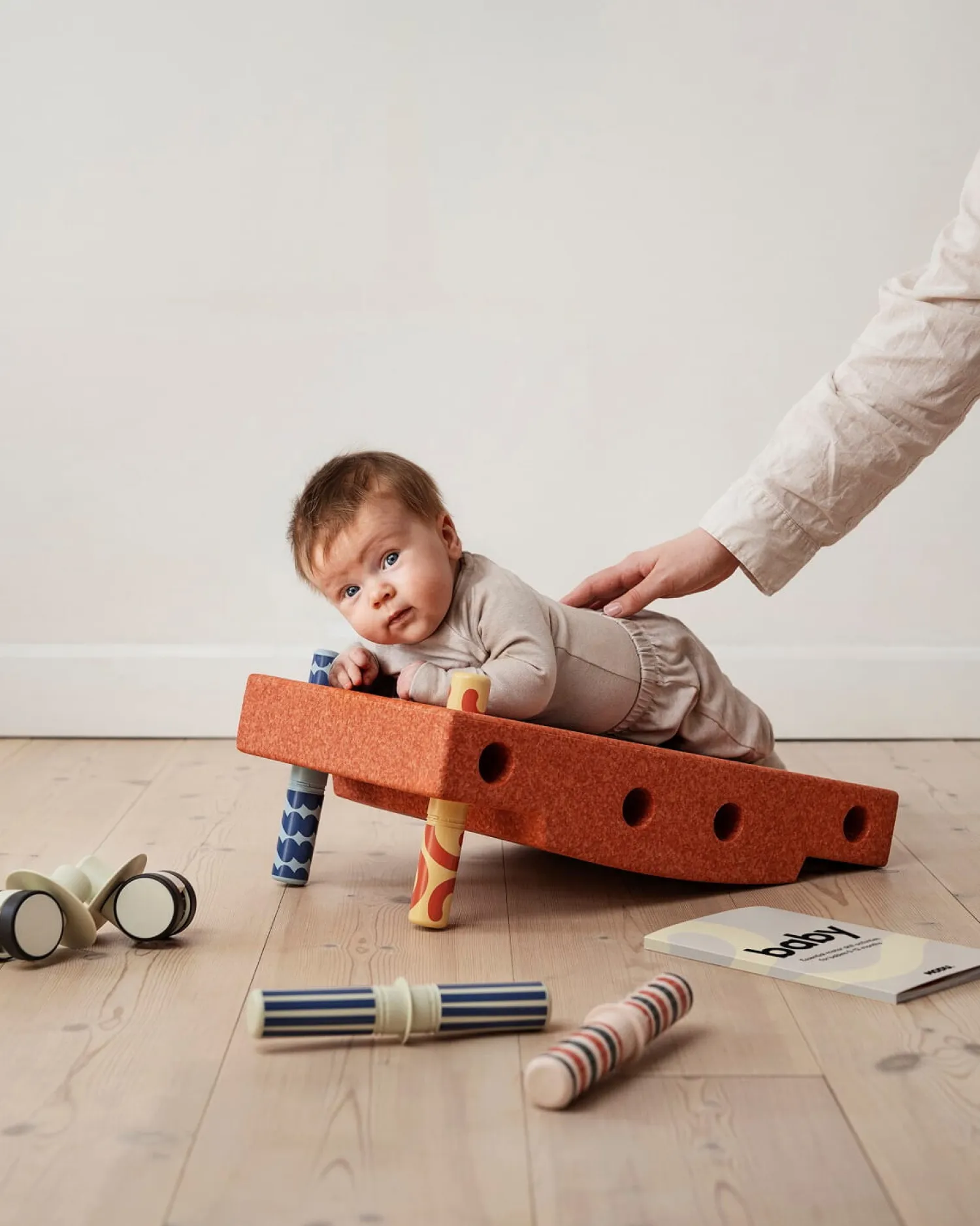 Motoryka Duża | MODU Zestaw baby activity set - Burnt Orange, Dusty Green