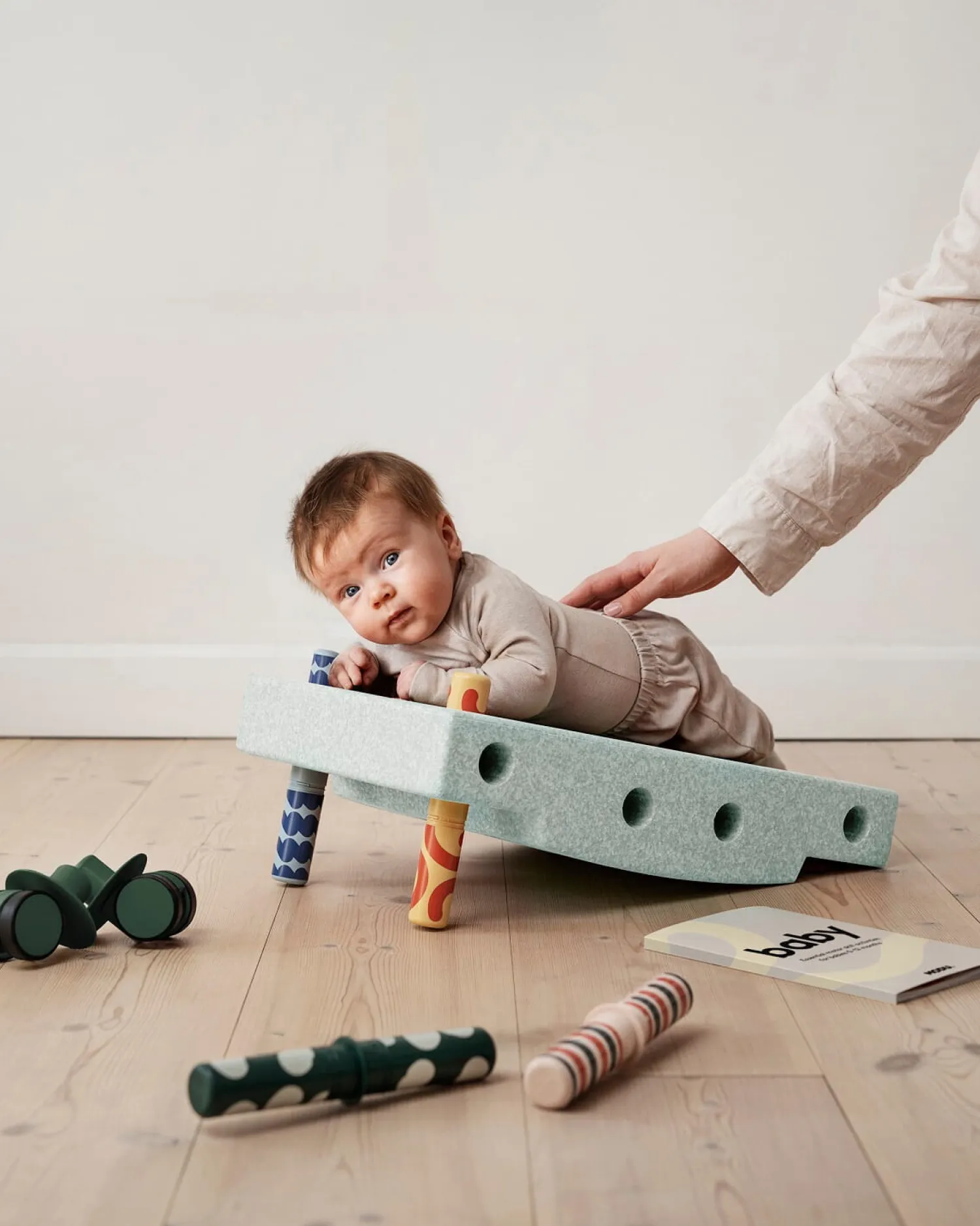 Motoryka Duża | MODU Zestaw baby activity set - Ocean Mint, Forest Green