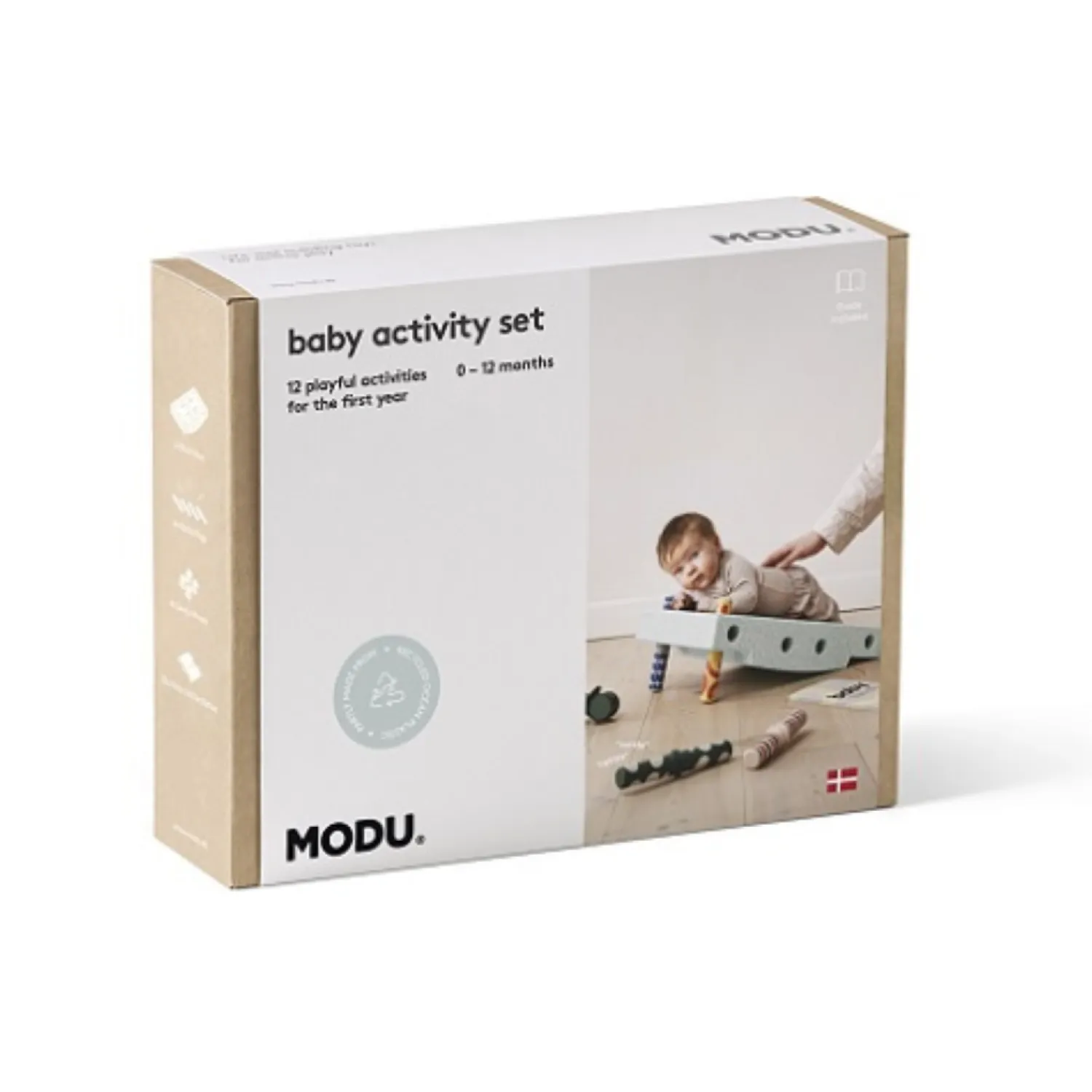 Motoryka Duża | MODU Zestaw baby activity set - Ocean Mint, Forest Green