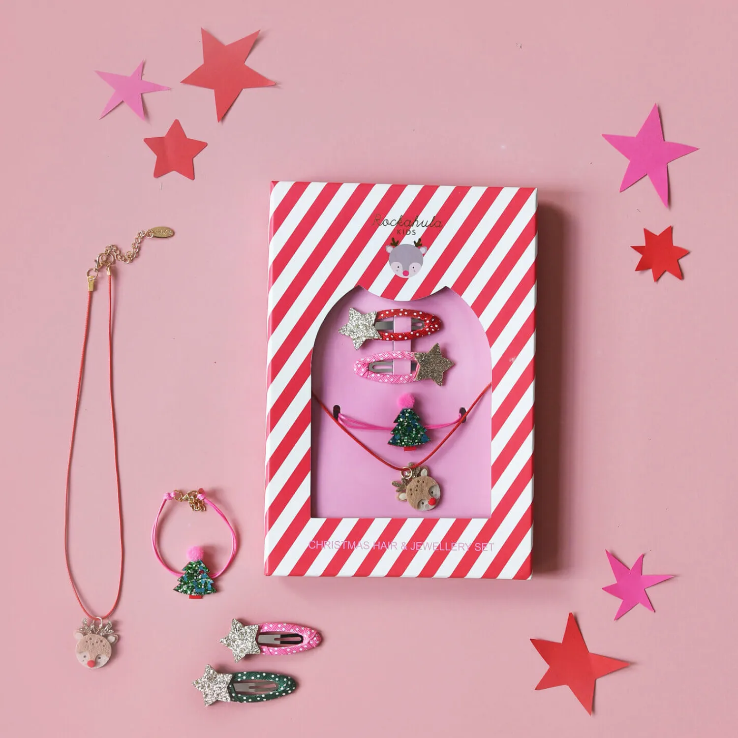 Biżuteria|Akcesoria Do Włosów | Rockahula Kids Zestaw Christmas Hair & Jewellery
