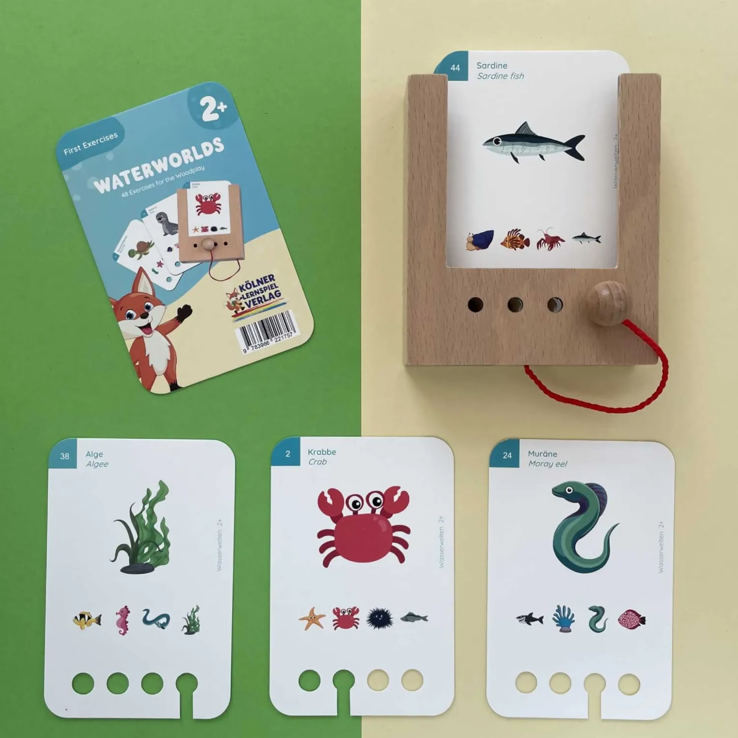 Idealne W Podróży|Edukacyjne | WiemTo Zestaw dla dzieci 2+. Pudełko i 6 Zestawów Kart