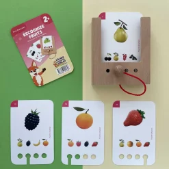 Idealne W Podróży|Edukacyjne | WiemTo Zestaw dla dzieci 2+. Pudełko i 6 Zestawów Kart