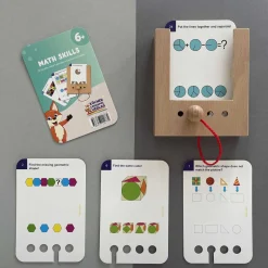 Idealne W Podróży|Edukacyjne | WiemTo Zestaw dla dzieci 6+. Pudełko i 6 Zestawów Kart