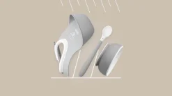 Metoda Blw|Naczynia Dla Dzieci | BabyBjorn Zestaw do karmienia 3 szt. - Light Grey