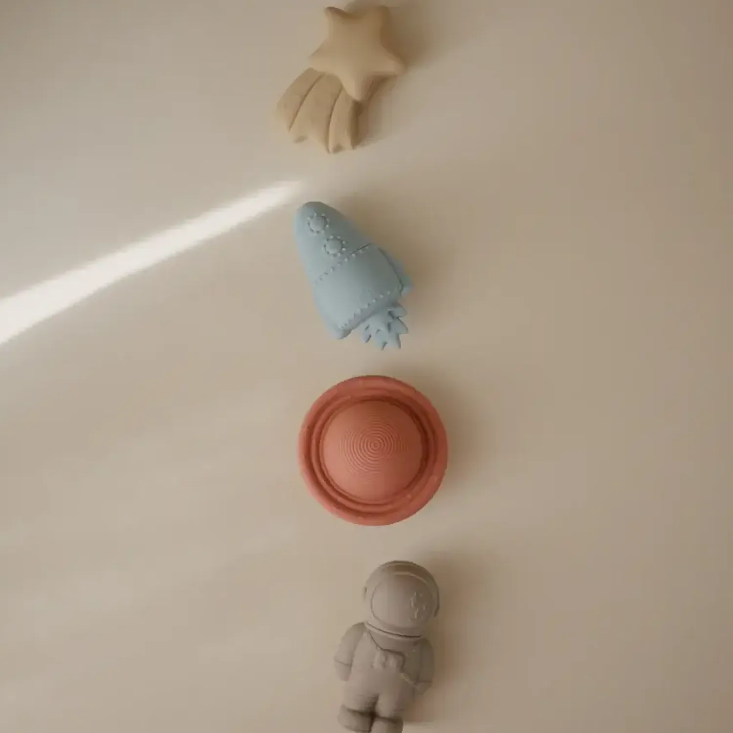 Zabawki Do Kąpieli|12M+ | Mushie Zestaw do Kąpieli - Space 4-pack