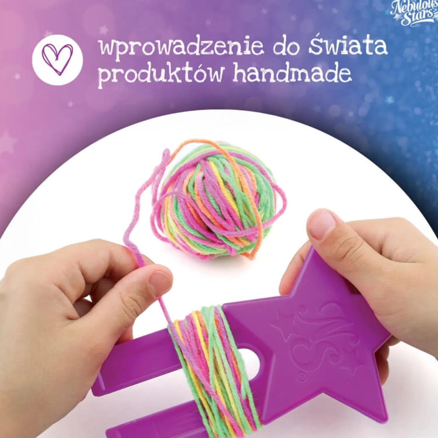 Zestawy Kreatywne|Diy | Nebulous Stars Zestaw do robienia breloczków z pomponami